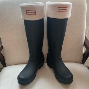 Hunter boots - women’s 7 matte black